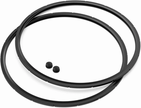 09924 Pressure Canner Sealing Ring - & Overpressure Plug for Presto 0128206 0128202 0128203 0128204 0128303 0126306 6 & 8 Quart Pressure Cooker - 2 Pack