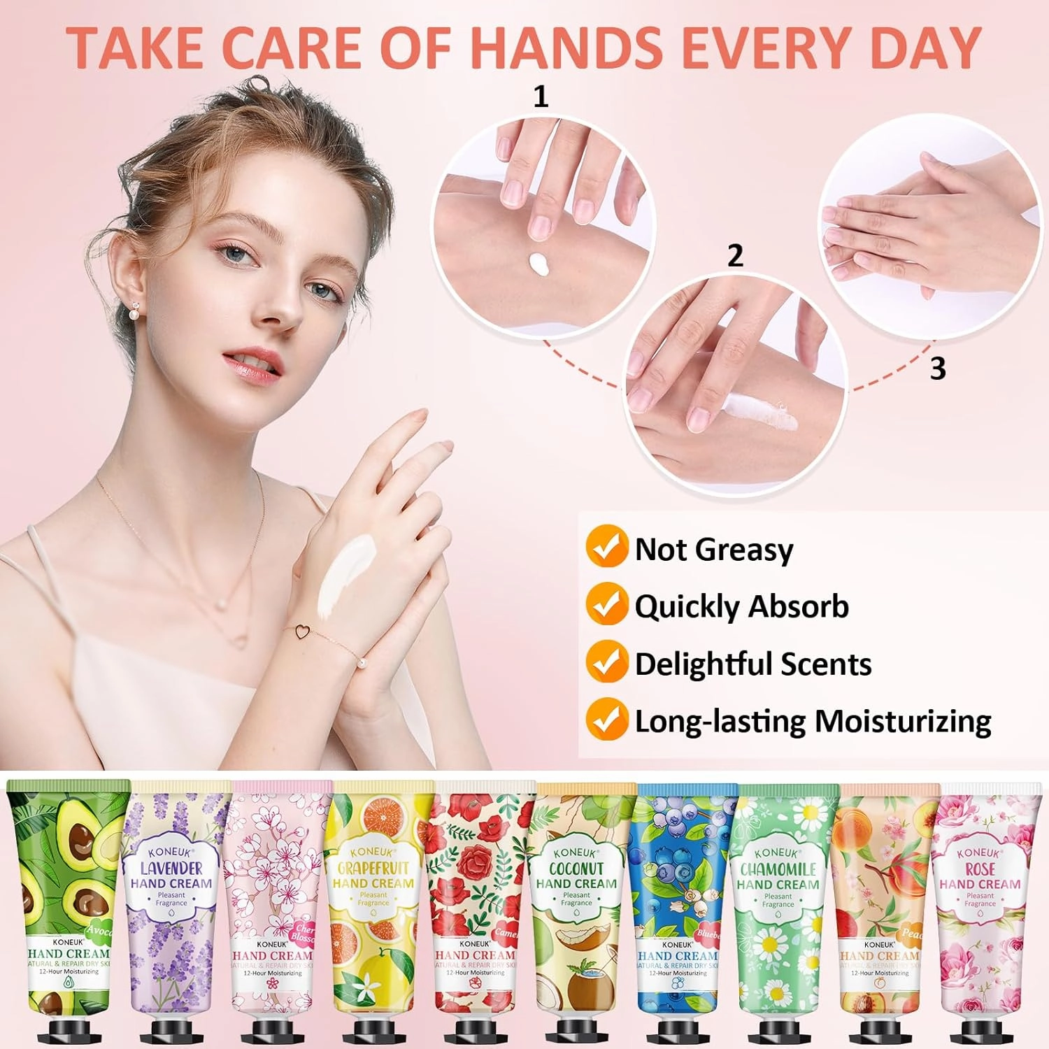 112 Pack Moisturizing Hand Cream Set, Bulk Hand Lotion Travel Size for Dry Cracked Hands, Mini Hand Cream for Mom Gifts, Teacher Gifts, Thank You Gifts, Birthday Gifts and Bridal Shower Gifts