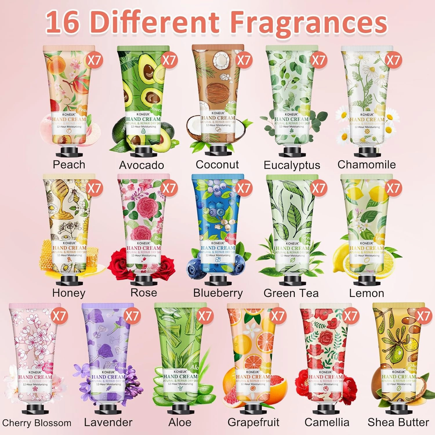 112 Pack Moisturizing Hand Cream Set, Bulk Hand Lotion Travel Size for Dry Cracked Hands, Mini Hand Cream for Mom Gifts, Teacher Gifts, Thank You Gifts, Birthday Gifts and Bridal Shower Gifts