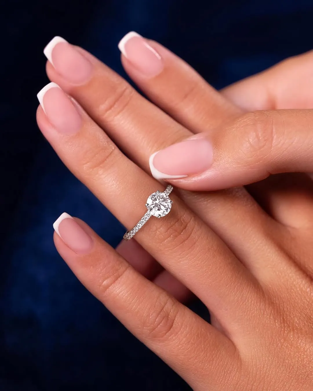 1.2 CT Moissanite Engagement Rings for Women D Color VVS1 Clarity 925 Sterling Silver Round Cut Halo Moissanite Wedding Promise Band Rings Size 4-10
