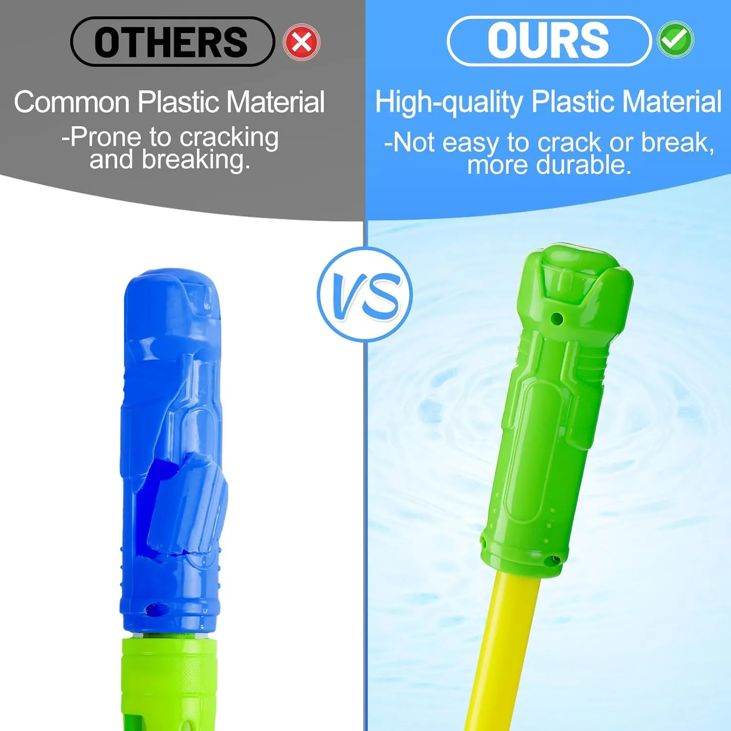 12 Pcs Water Gun -16.5in Bulk Water Soaker Blaster Squirt Gun for Kids Adults, Summer Outdoor Beach Party Games Fighting Play Swimming Pool Toys
