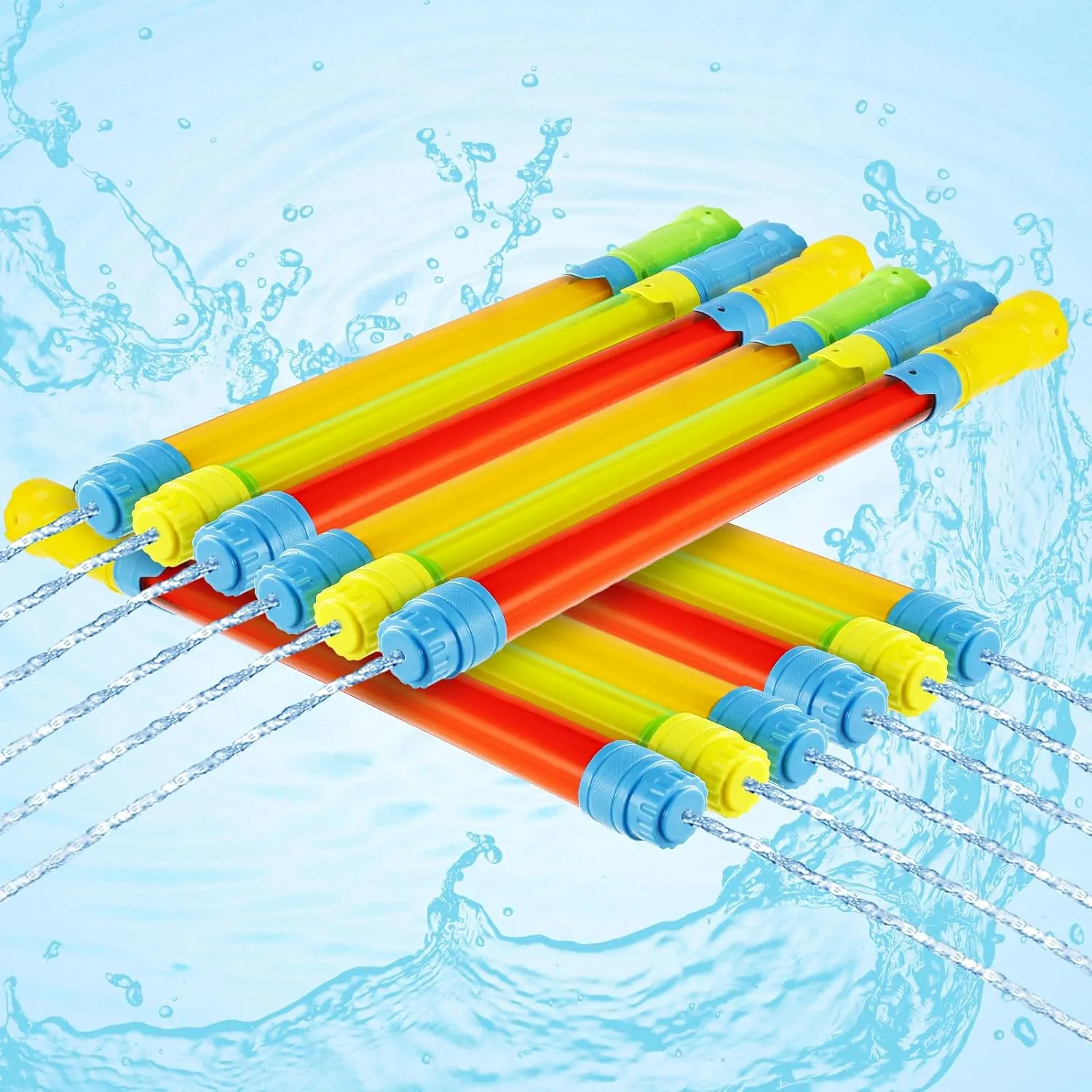 12 Pcs Water Gun -16.5in Bulk Water Soaker Blaster Squirt Gun for Kids Adults, Summer Outdoor Beach Party Games Fighting Play Swimming Pool Toys