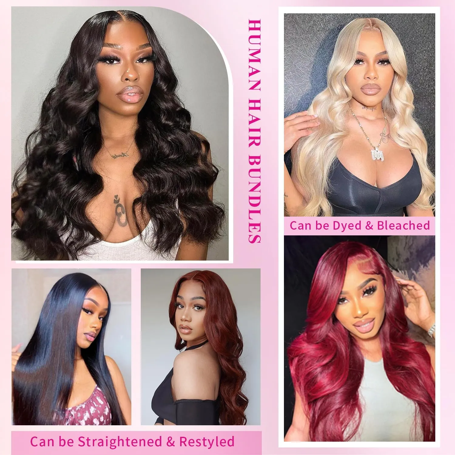 12A Body Wave One Bundle Human Hair 14 inch Brazilian Virgin Bundles 100% Unprocessed Human Hair Body Wave Weft Extensions Quick Weave Natural Black