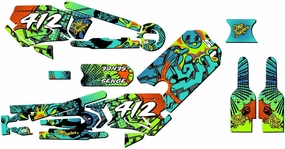 12eDRIVE Zany Blue Senge Graphics Kit Compatible with Stacyc