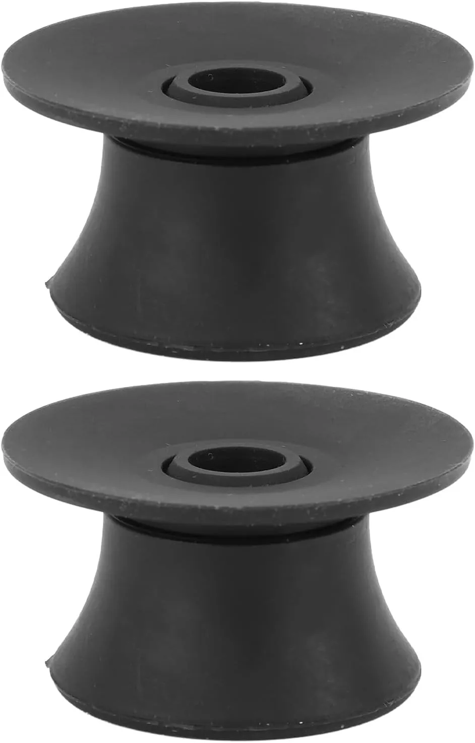 1/4 Inch Nab Hub Optical Shaft Adapters, 1 Pair Reel to Reel Tape Opener Nab Hub Adapter Rubber Rings for Studer ReVox, for Akai, for Teac, for