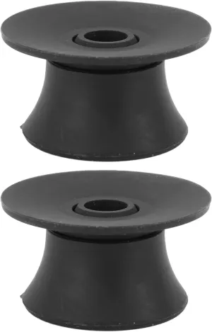 1/4 Inch Nab Hub Optical Shaft Adapters, 1 Pair Reel to Reel Tape Opener Nab Hub Adapter Rubber Rings for Studer ReVox, for Akai, for Teac, for