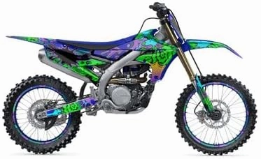 2012-2015 WR 450 F Zany White Senge Graphics Complete Kit with Rider I.D. Compatible with Yamaha