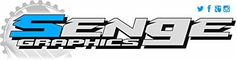 2019-2022 TC Zany White Senge Graphics Complete Kit with Rider I.D. Compatible with Husqvarna