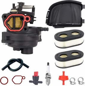20339 Carburetor Fit for 163cc Toro 22" Recycler w/SmartStow Mower 593260 20332 20333 - Compatible with Briggs and Stratton 799584 Engine Lawn Mower, featuring Air Filter Cover #594106 590548 595658