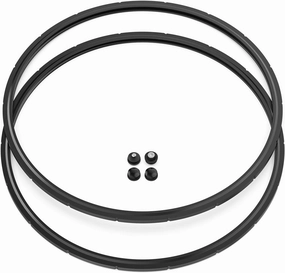 2 Pack 09905 Pressure Canner Sealing Ring with Automatic Air Vent & Overpressure Plug Replacement Gasket for Presto Pressure Canner 01710 01740 01750 01770 01780