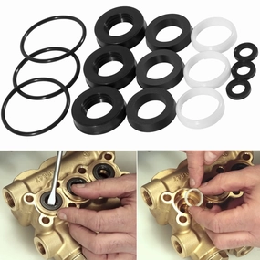 34262 Seal Kit for CAT Pump 66DX 6DX Pumps 6DX35G1I 6DX40G1I 66DX30G1I 66DX35G1I 66DX40G1I Model Pressure Washer Pump