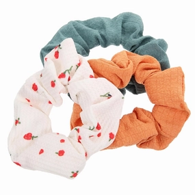 3pcs Cloth Hair Ring Furry Darling from Ponytail Cherry Hair Women Scrunchies Fashionable Hair Ties Hair Bands Hair Ribbons Hair Accessories for Girl Hair Accessories Fabric