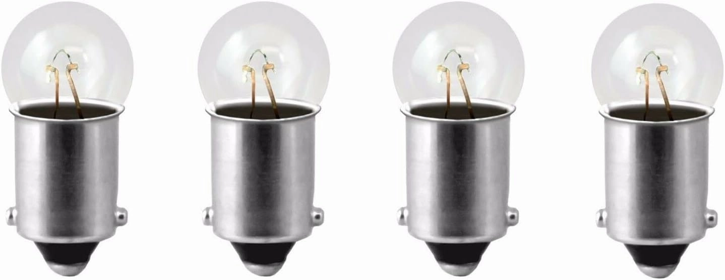4 pcs Automotive Light Bulb - 55 mini Light Bulb Replacement fit Floxite Mirror FL-2 FL-3 FL-76 FL-77 FL-78 - Lamp Bulb Auto Lightbulbs - Miniature Light Bulb