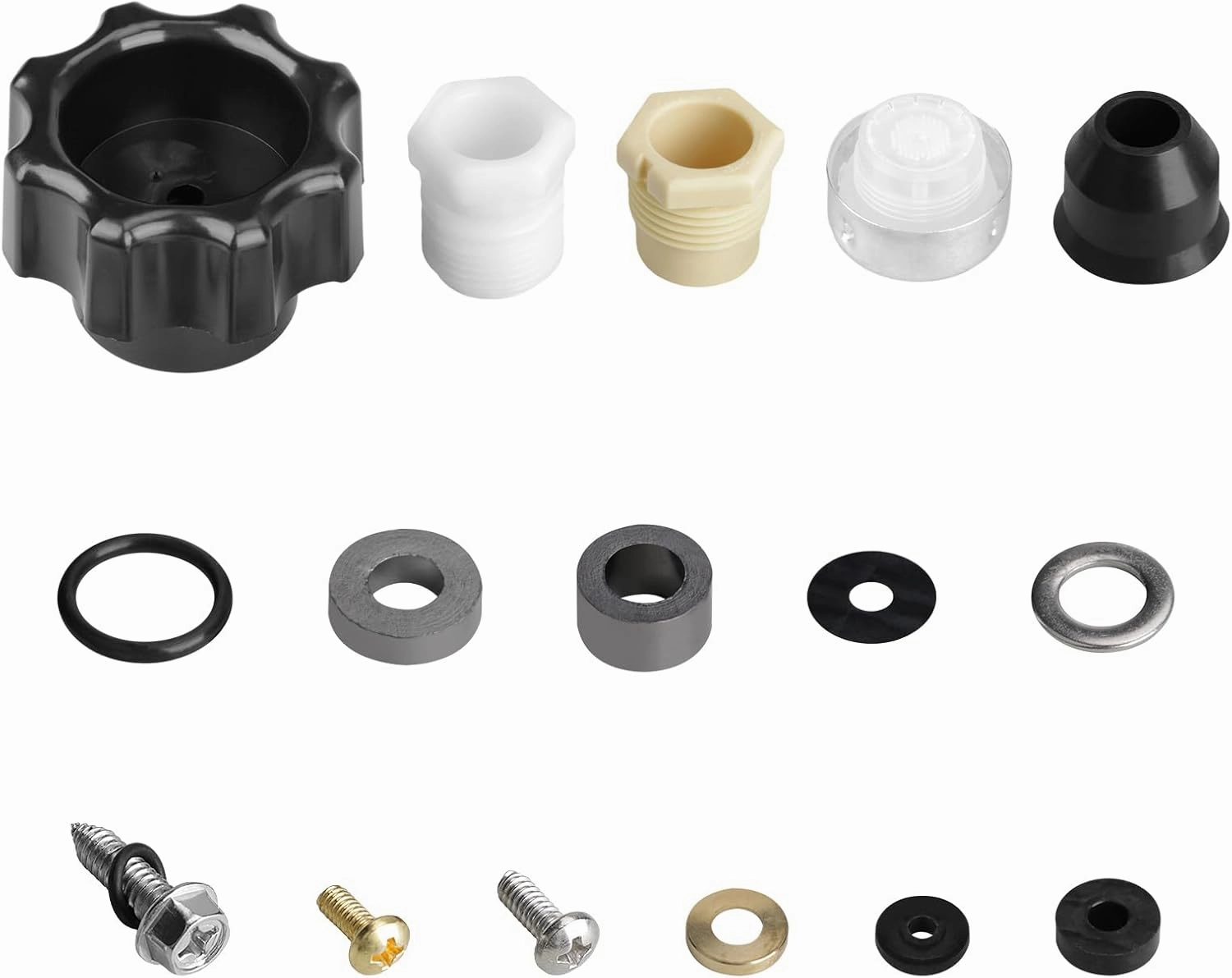 630-8500 Wall Hydrant Complete Service Repair Kit for Prier 300, 400 & 500 Outdoor Faucet Repair Kit Mansfield Style Hydrants for Diamond 300 & 400 Series Wall Hydrants