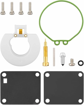 6G1W009300 6G1-14301-01 369-87122-1 11502M 18-7765 Carburetor Repair Kit Fit for Yamaha 3HP 6HP 8HP Mercuy 8HP 9 HP, Fit for Tohatsu Nissan 4HP 5HP 8HP 9.8HP Outboard Engine Maintenance