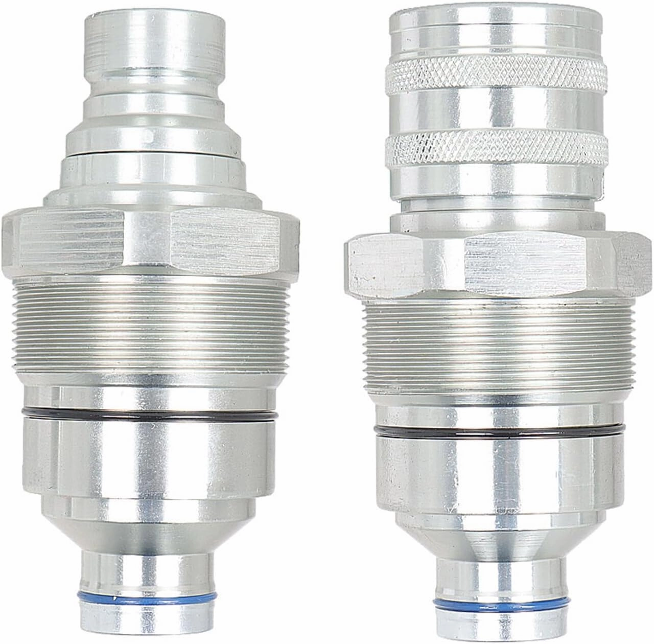 7246802 7246799, Male and Female Flat Face Coupler Kit Compatible with Bobcat Skid Steer Loader