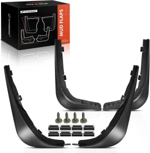 A-Premium Set of 4PCS Mud Flaps Splash Guards Mudguards Mudflaps with Hardware Kits Accessory Compatible with Porsche Panamera 2017-2020, Hatchback/Wagon, Front and Rear(Driver & Passenger Sides)
