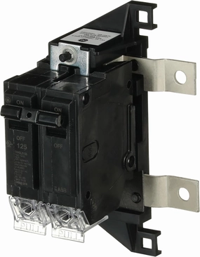 ABB THQMH125CP Master Main Breaker Kit 125 Amp • Type THHQL, 125 A, 2-Pole, 120/240 V • Main Circuit Breaker Kit • Use in Powermark Gold Load Center • 125 A Main Breaker