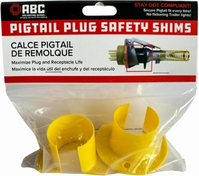 ABC Pigtail Safety Shims Kit | Durable Polypropylene for Secure Electrical Connections | Prevents Tail Light Malfunctions & Improves Safety
