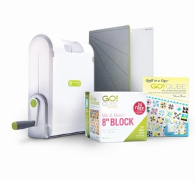 AccuQuilt Ready. Set. GO!® Ultimate Beginner Fabric Cutting System (Ready. Set. GO! - 8" Block)