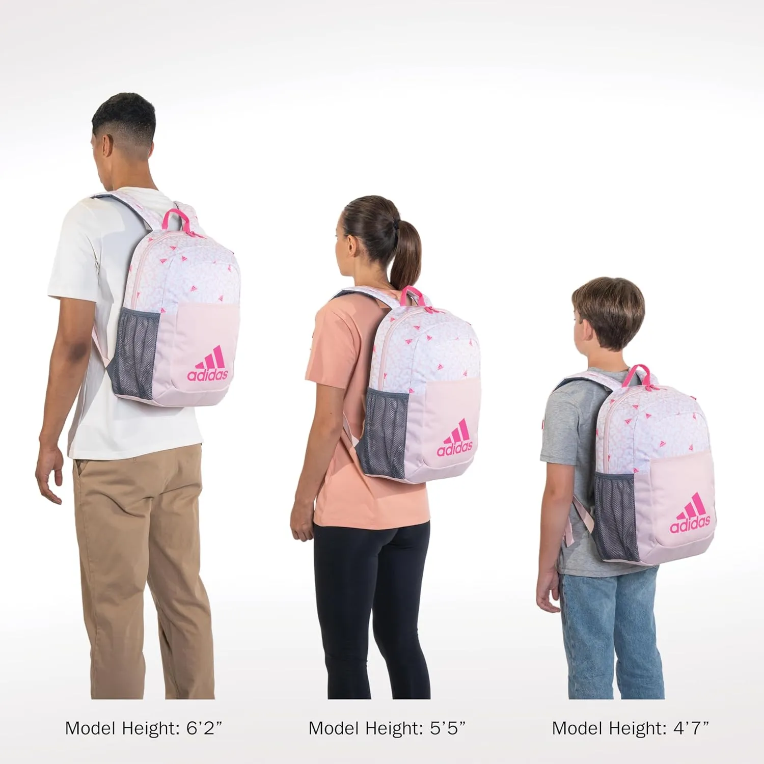 adidas Ready Small Backpack for Women and Men, Durable Laptop Bag for Work, Black/Semi Mint Rush Green/Acid Red, One Size