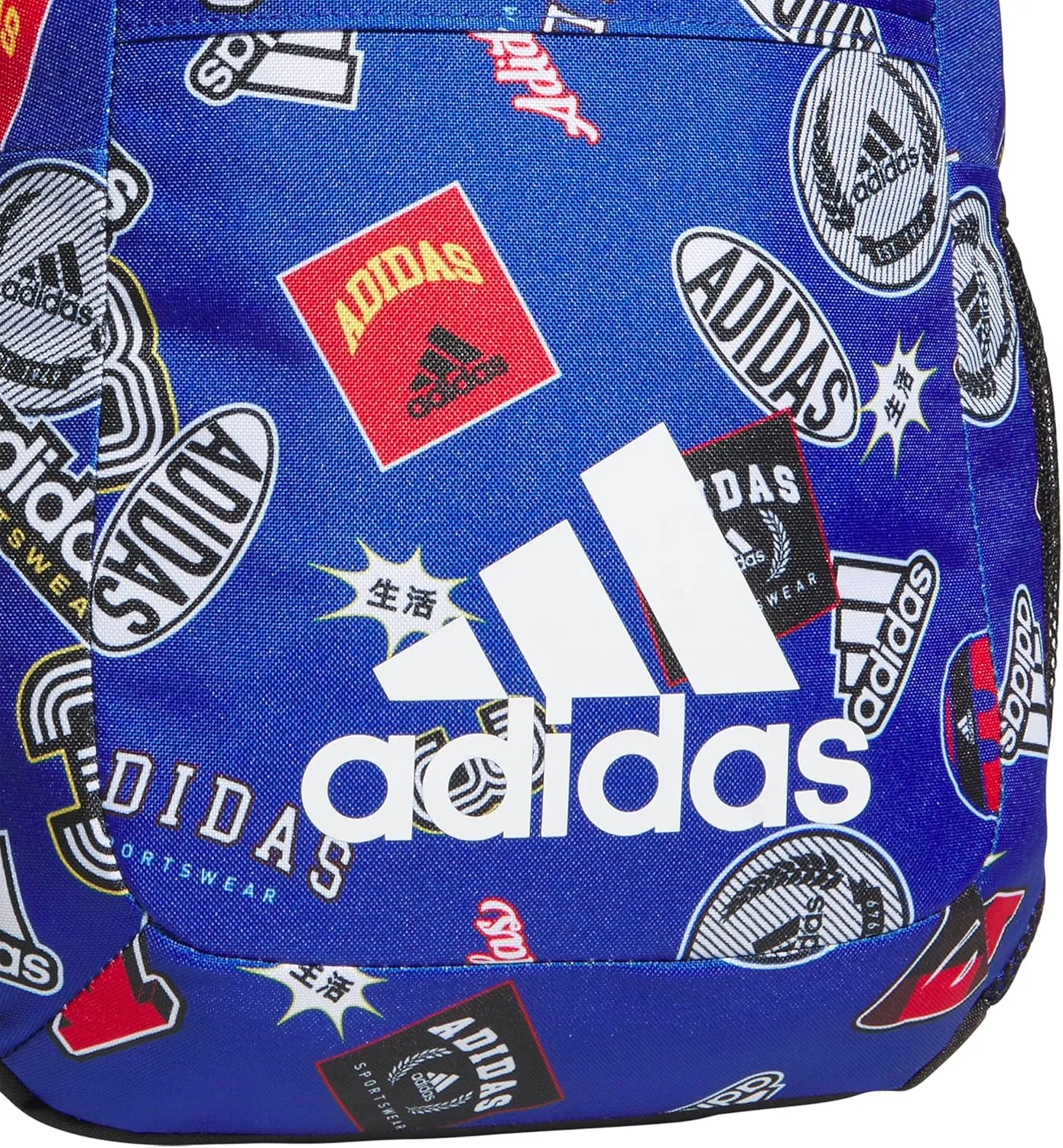 adidas Ready Small Backpack for Women and Men, Durable Laptop Bag for Work, Rec League Team Royal Blue/White/Better Scarlet, One Size
