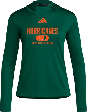adidas Women's D4t University of Miami Lightweight Hoodie