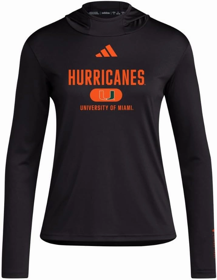 adidas Women's D4t University of Miami Lightweight Hoodie