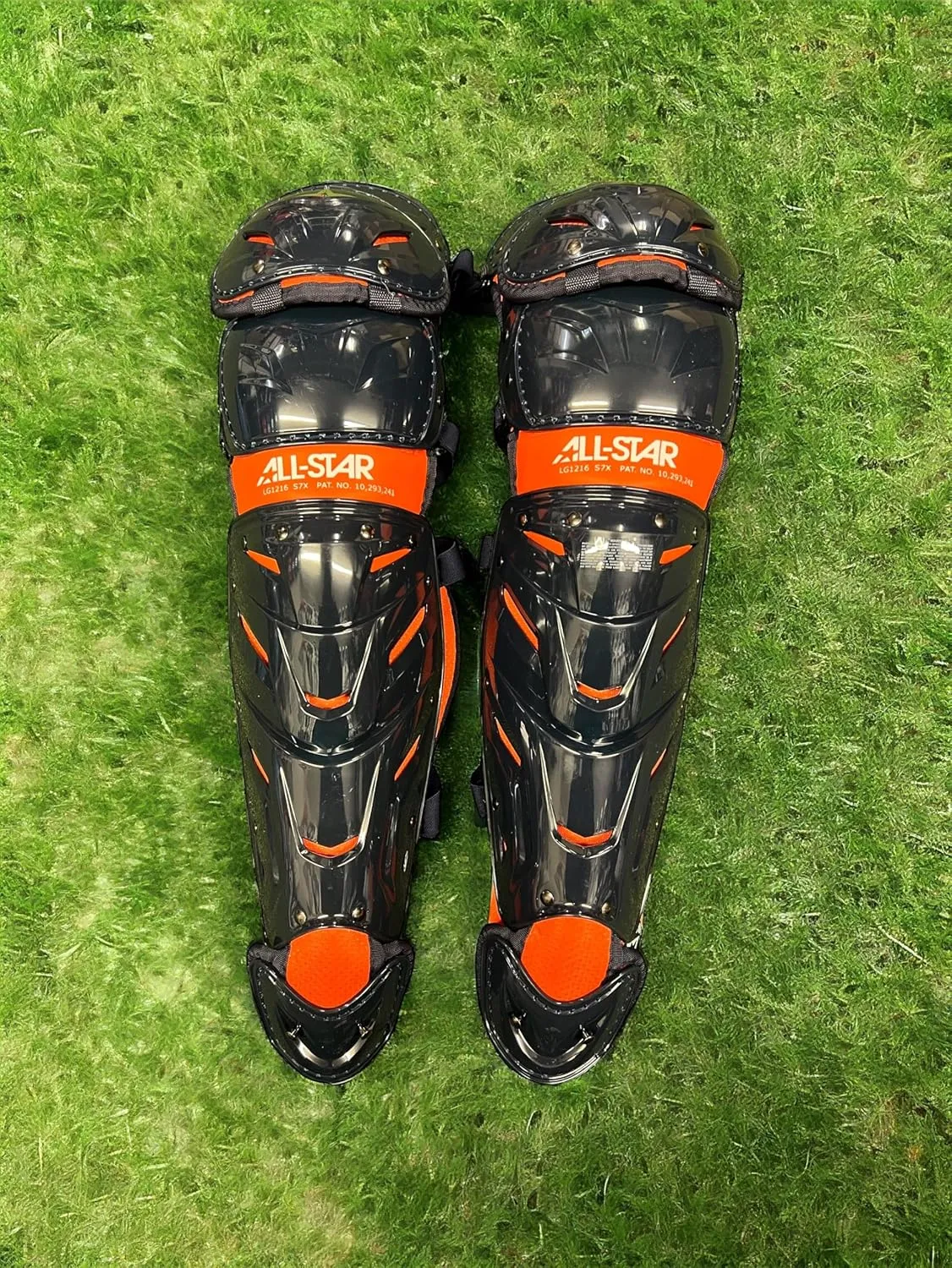 All-Star Axis Pro S7 Youth Catcher's Kit Navy/Orange