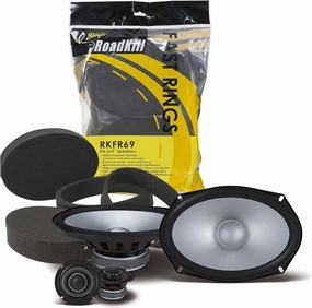 Alpine S2-S69C, S Series 6x9 2-Way Hi-Res Speakers   Foam Baffle Kit Bundle
