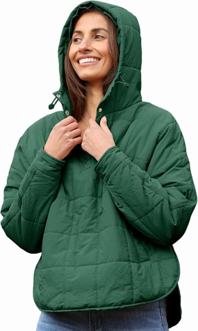 AMEBELLE Women's Oversized Hooded Puffer Jacket Quilted Jackets for Women Lightweight Winter Warm Padded Hoodies Coat