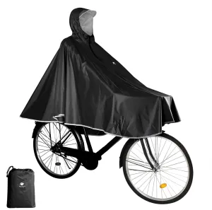 ANYOO Waterproof Rain Poncho Bike Bicycle Rain Capes Lightweight Compact Reusable for Adults