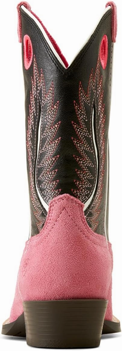 ARIAT Kids Futurity Ft. Worth Teal Suede Western Boot
