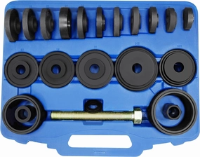 Astro Tools 78825 XL Grade 8 Drive Bolt 25-Piece Master Front Wheel Drive Bearing Puller Removal & Installer Adapter Kit