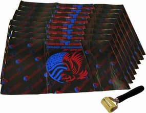 AT-BPK32-8 8 Sheets 18" x 32" Sound Deadening Noise Insulation Vibration Dampening Material Bulk Kit  Roller