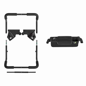 Baby Jogger Chicco/Peg Perego Car Seat Adapters for City Mini 2 and City Mini GT2 Strollers, Black with Baby Jogger Parent Stroller Console, Black