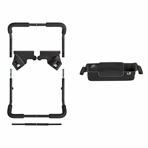 Baby Jogger Chicco/Peg Perego Car Seat Adapters for City Mini 2 and City Mini GT2 Strollers, Black with Baby Jogger Parent Stroller Console, Black