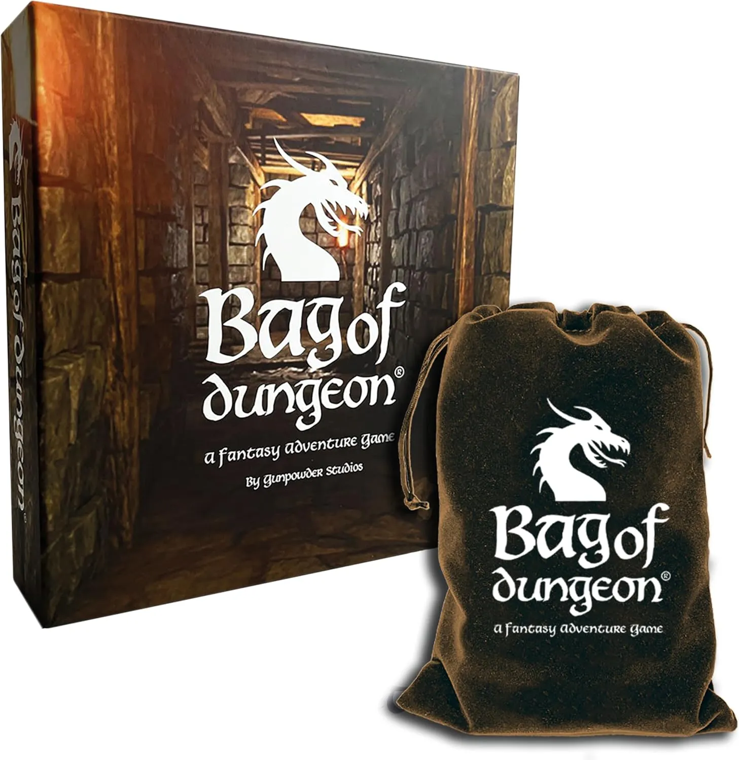 Bag of Dungeon: A Fantasy Dungeon Adventure Board Game | 1-4 Players, Age 7  | Simple-to-Play | Travel Friendly | Tabletop RPG | Classic Sword and Sorcery Gaming in a Bag