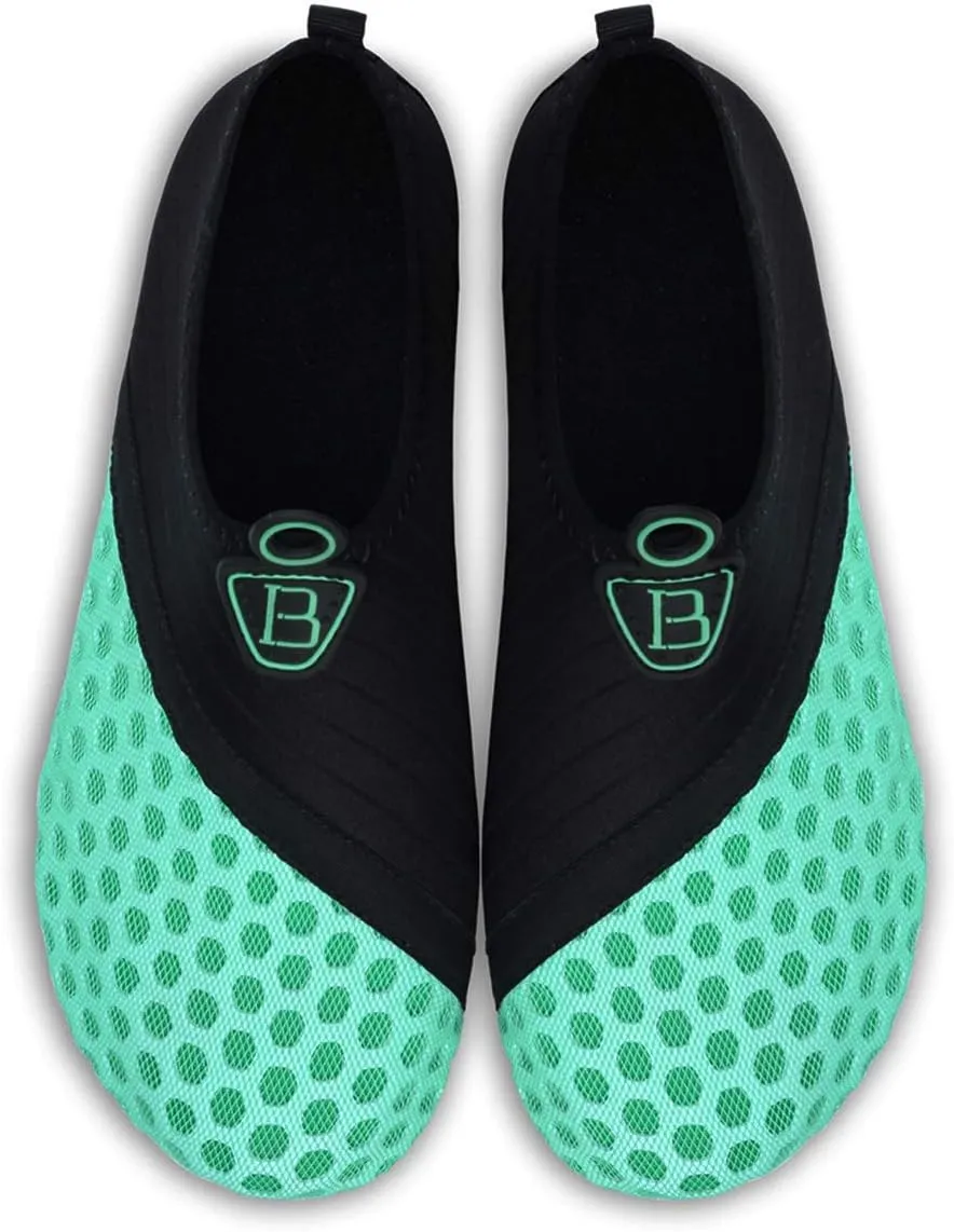BARERUN Barefoot Water Shoes for Women Men Quick-Dry Aqua Socks for Swim Beach Pool Surf Yoga Boat Travel Non Slip Indoor Outdoor Walking Shoes