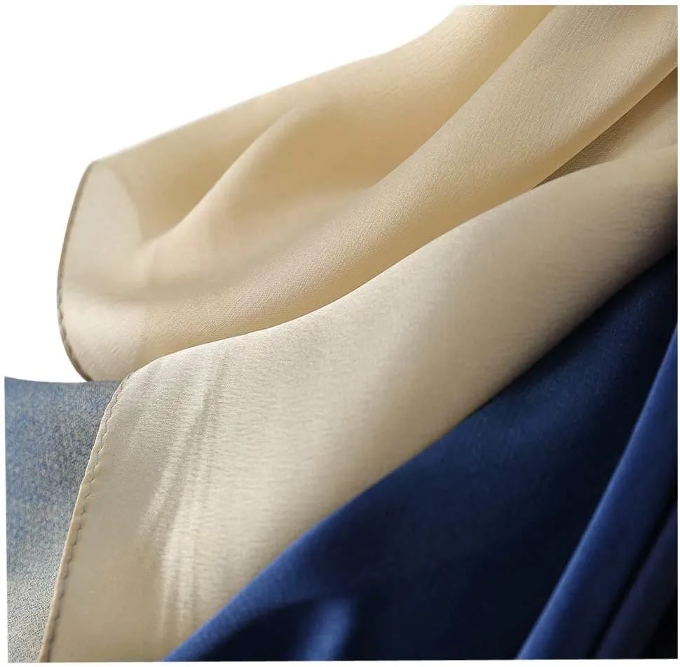 Bellonesc Silk Scarf 100% silk Long Lightweight Sunscreen Shawls for Women