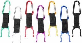 BESPORTBLE 10pcs Water Bottle Clip Hanging Bottle Buckle Clip Portable Water Bottle Ring Holder Keychain Belt for Outdoor Camping Hiking Traveling (Random Color)