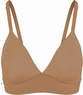 Bliss Triangle Bralette - Ultra-Soft & Lightweight, Deep V Bralette for Women