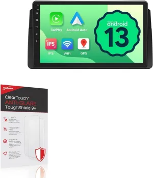 BoxWave Screen Protector Compatible With Eonon E46A13 Car Stereo (9 in) - ClearTouch Anti-Glare ToughShield 9H (2-Pack), Anti-Glare 9H Tough Flexible Film Screen Protector