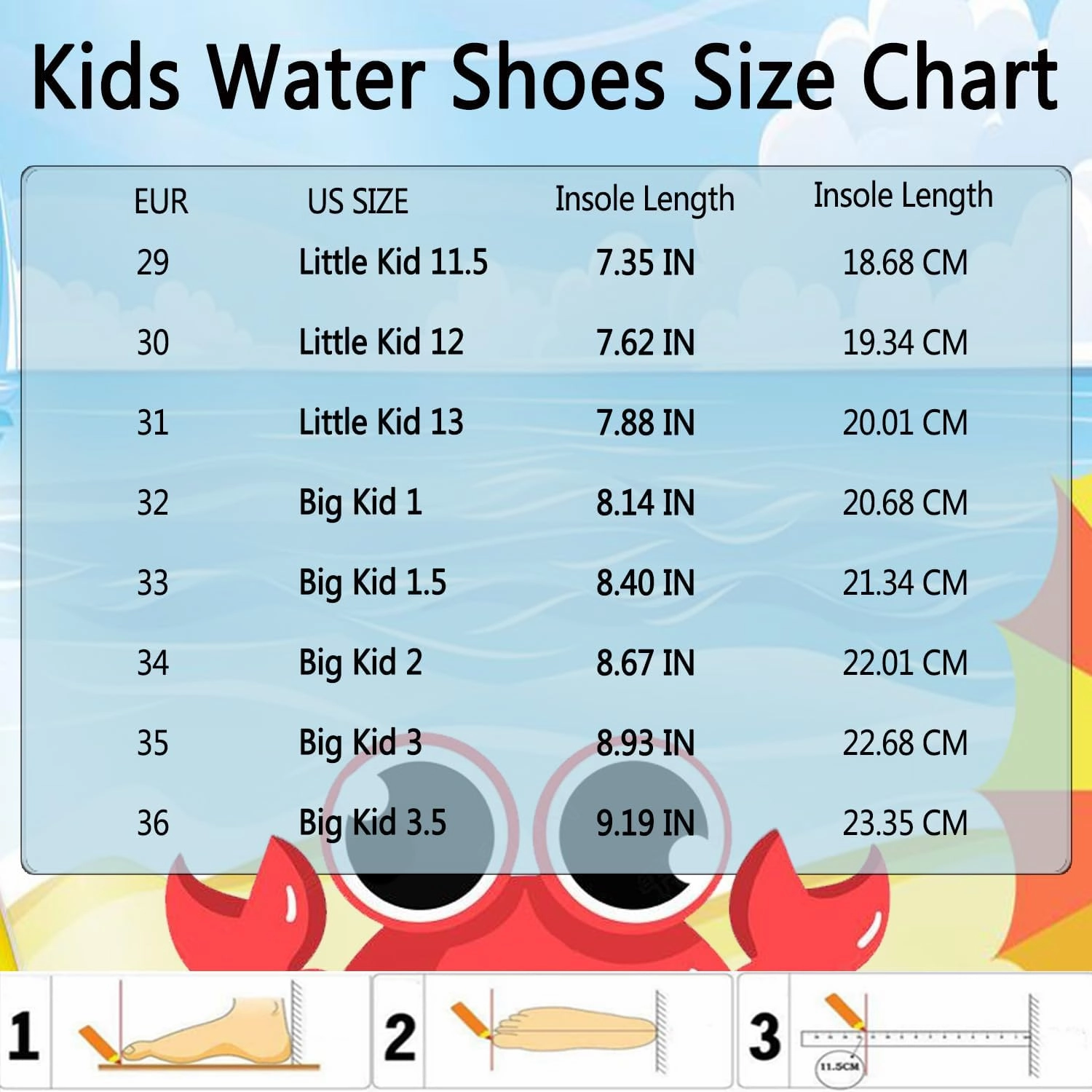 Boys Girls Water Shoes Kids Lightweight Aqua Socks Barefoot Quick Dry Hiking Walking Sneakers Slip On Sandals for Beach Pool Swim (Little Kid/Big Kid)