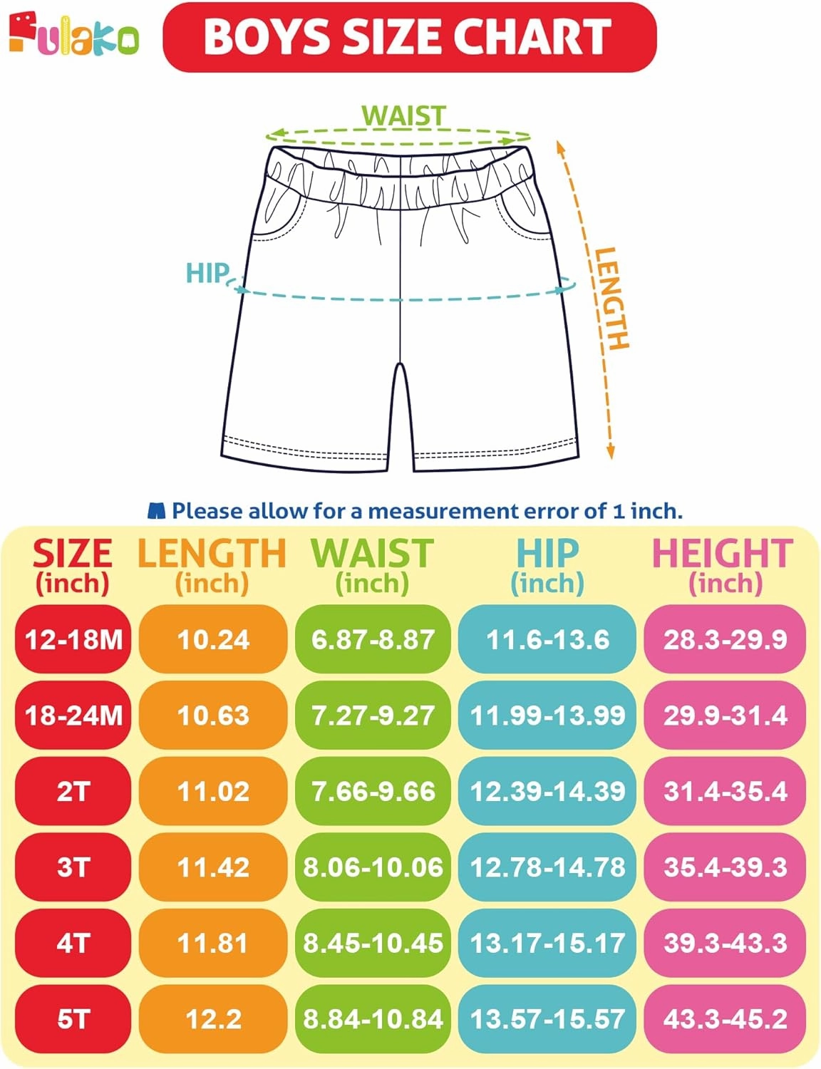 Boys Shorts 4-Pack Toddler Baby Pull on Short Casual Athletic Jogger Elastic Waistband Quick Dry Knit Shorts