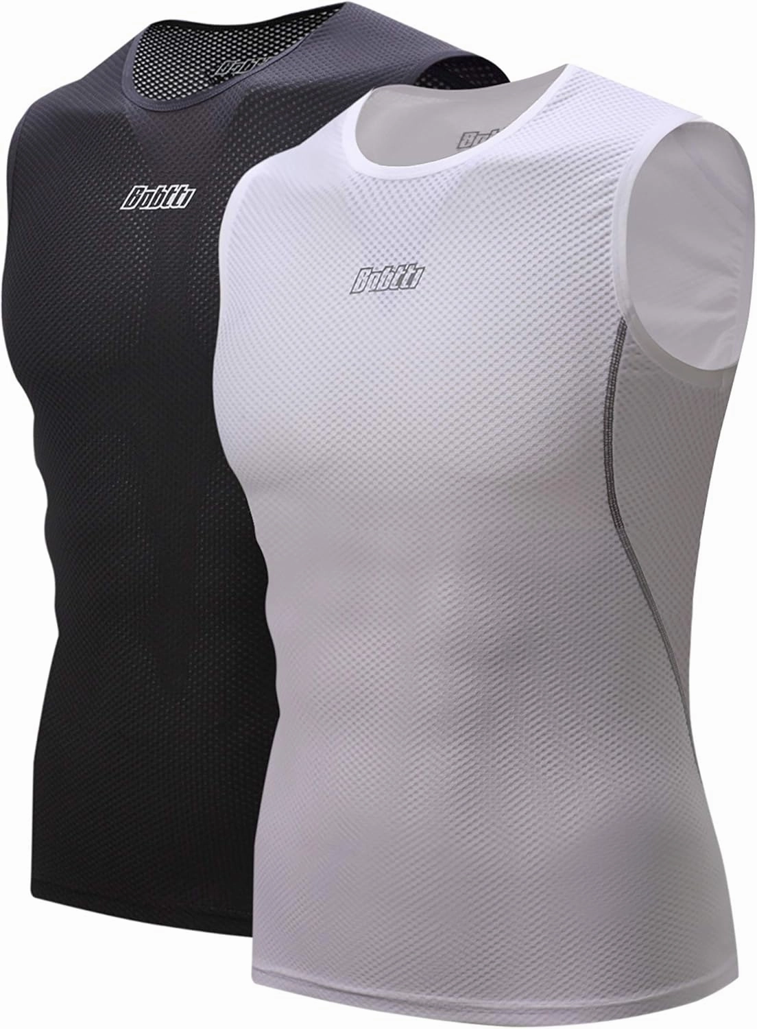 bpbtti Men's High Wicking Sleeveless Base Layer Cycling Running Underwear Quick Dry Vests Lightweight Sports Tank Tops
