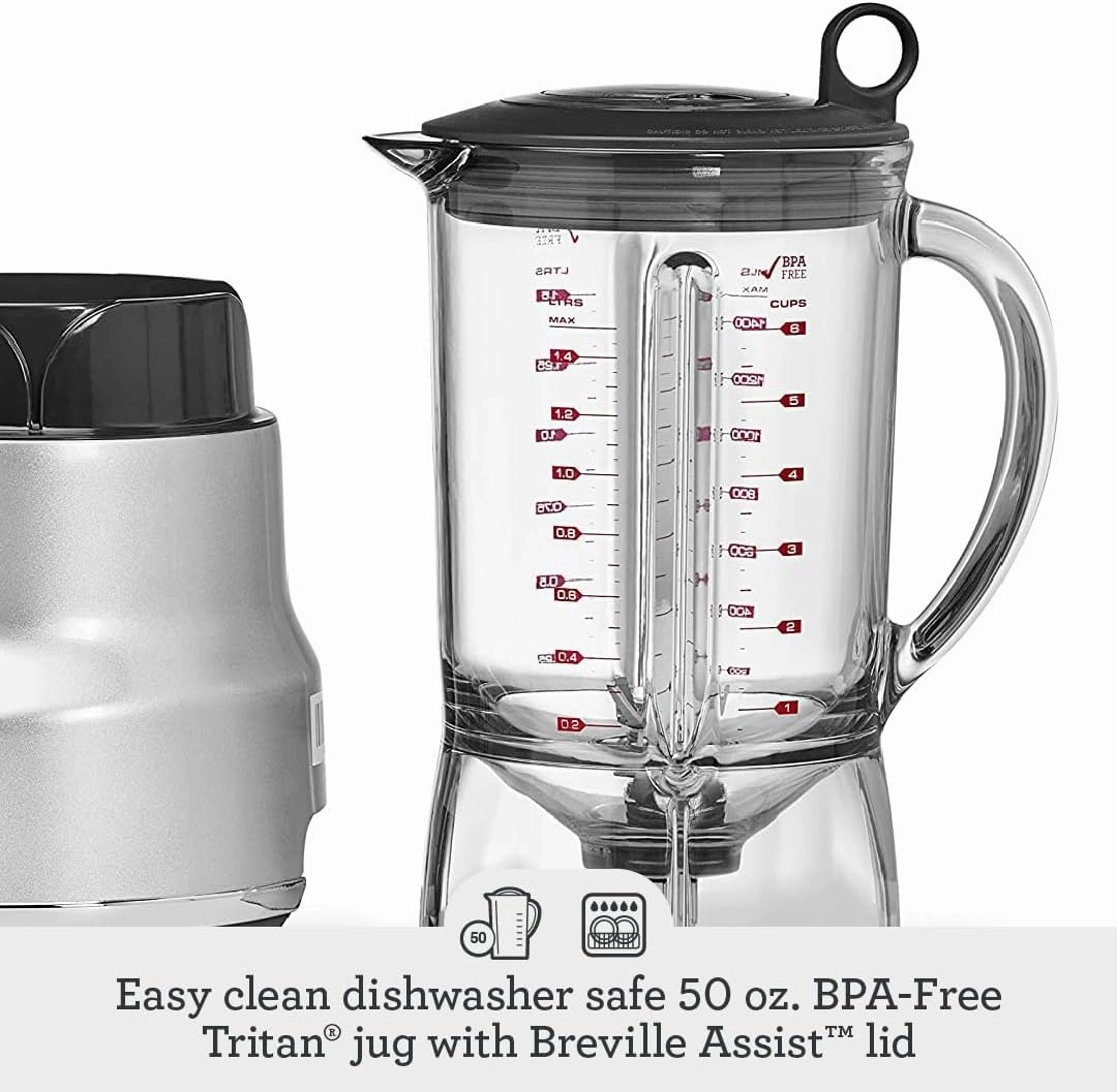 Breville BBL620DBL Fresh and Furious Blender, Damson Blue