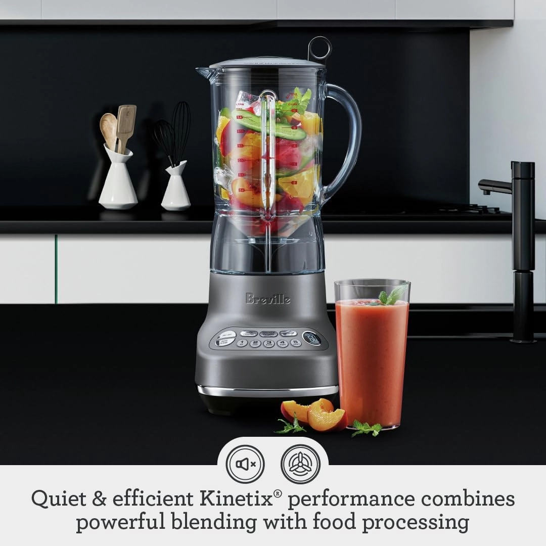 Breville BBL620DBL Fresh and Furious Blender, Damson Blue