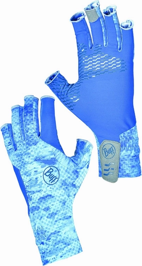 BUFF Adult Aqua Gloves, UPF 50  Sun Protection, Odor-Resistant Fabric, Quick Drying and Lightweight, Outdoor Activities, Multiple Sizes