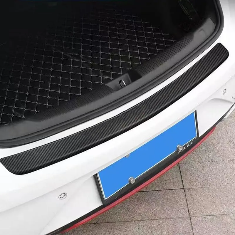 Car Door Sill Protector for Mazda Biante 2008-2018, Carbon Fiber Leather Edge Guards Anti-Scratch Scuff Plate Entry Guard Stickers Welcome Pedal Protectors Car Accessories,9PCS